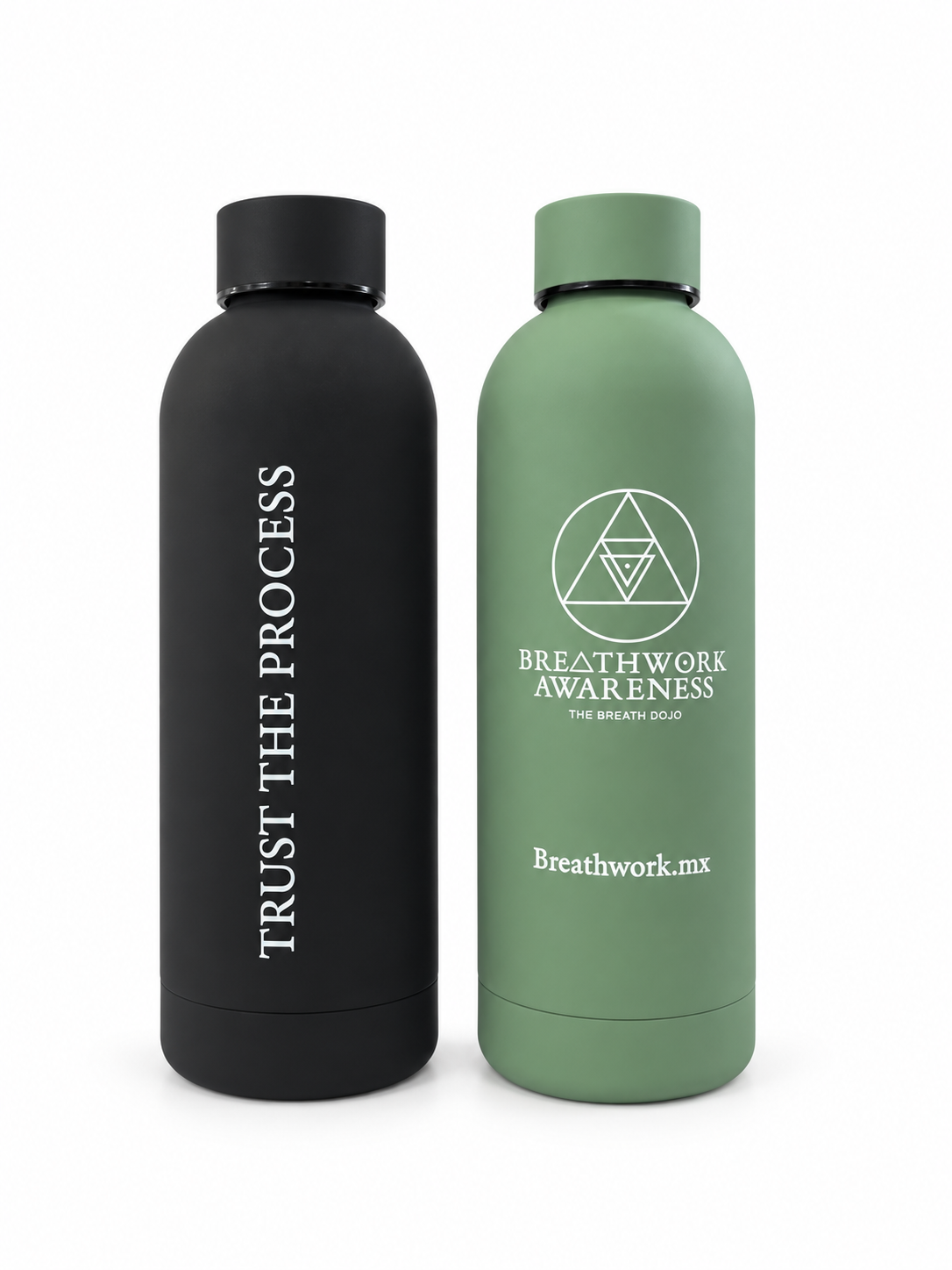 Dos cilindros personalizados mediante serigrafía